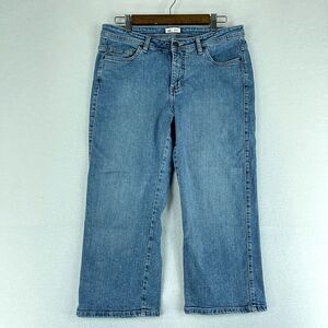 Lee Womens Jeans Blue Tag Size 12 (33x22) Mid Rise Straight Denim Wash